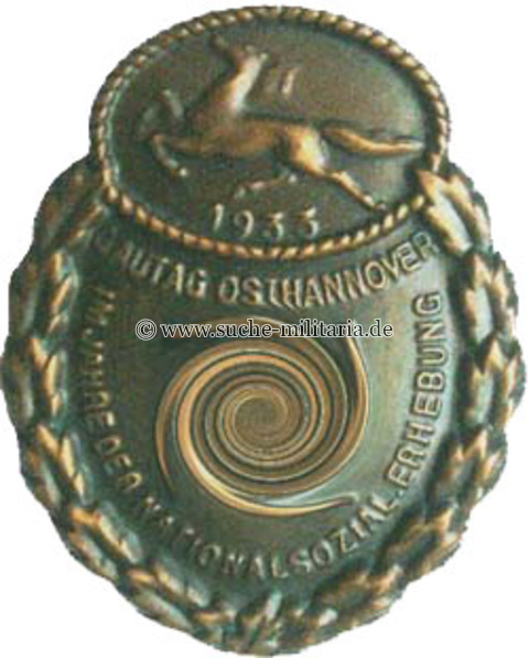 Auszeichnung der NSDAP - Osthannover Traditionsabzeichen in Bronze
